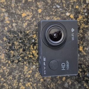 Hype Black Digital Action Camera with HD Capabilities